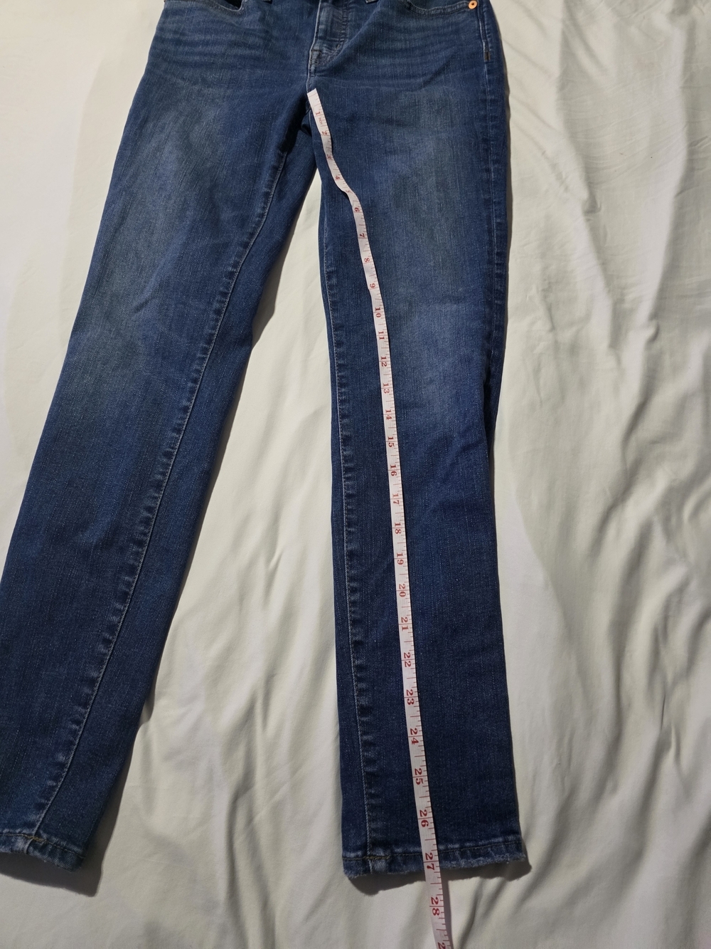 Madewell Skinny Jeans Size 26 Medium Wash High Rise Stretch Denim - Picture 8 of 10